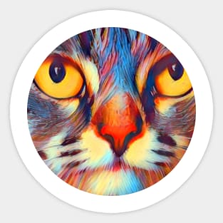 Chill mycat, revolution for cats Sticker